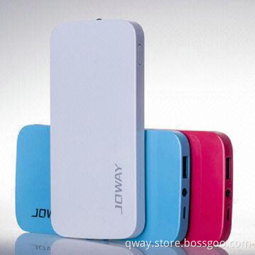 Li-polymer Cell 5,000mAh Power Bank for iPhone and iPad, Same Time, 5V/1A Input, 3-5 Hours